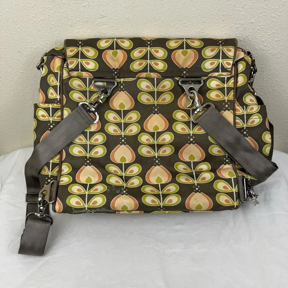 Petunia Pickle Bottom Boxy Backpack Diaper Bag Oslo in Bloom Boho Floral Retro